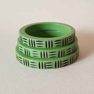Kane Wicker Thin Bangle - Frankanestein