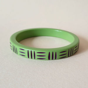 Kane Wicker Thin Bangle - Frankanestein