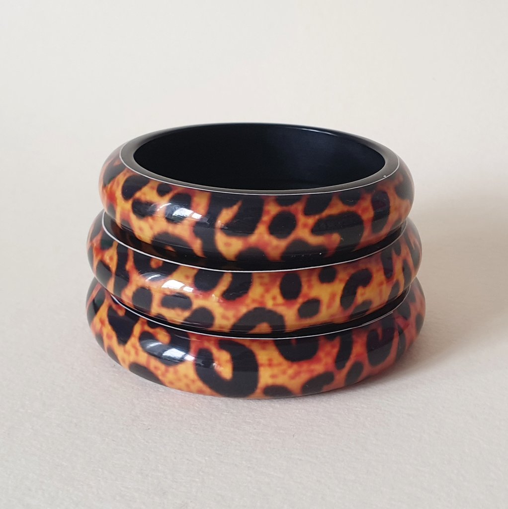 Leopard Bangle - Darker Shade