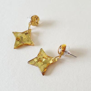 Lola Confetti Starburst Earrings - Bucks Fizz - Gold