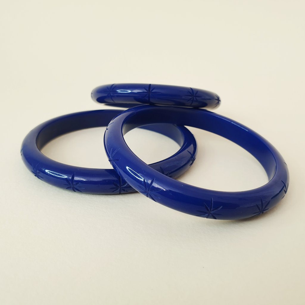 Lucie Starburst Bangle - Royal Blue