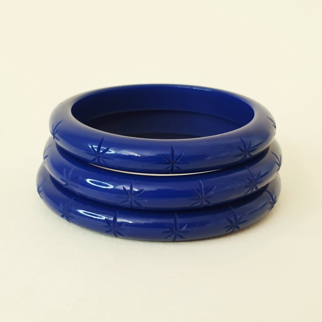 Lucie Starburst Bangle - Royal Blue