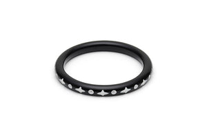 Narrow Hater Carved Bangle