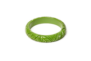 Midi Palm Heavy Carve Fakelite Bangle