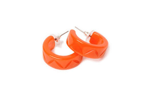 Splendette Art Deco Hoop Earrings