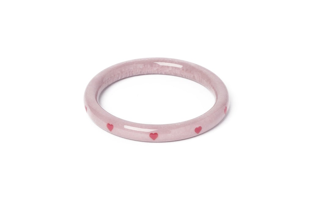Narrow Poppet Heart Bangle