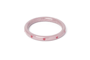 Narrow Poppet Heart Bangle