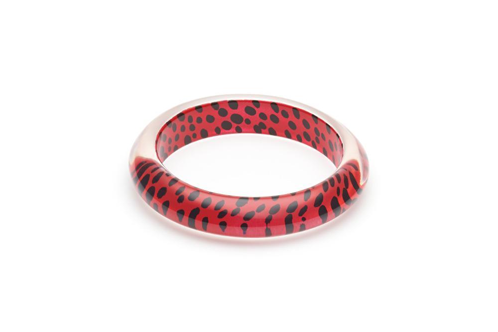 Red Leopard Bangle