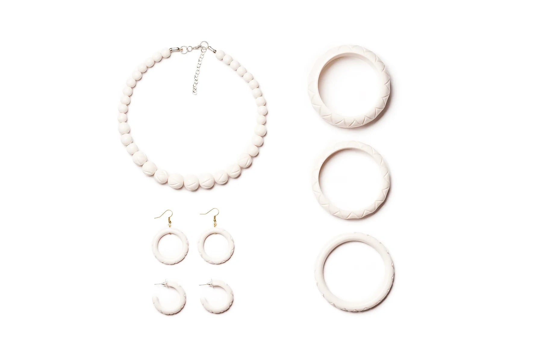 Midi Salty Heavy Carve Fakelite Bangle