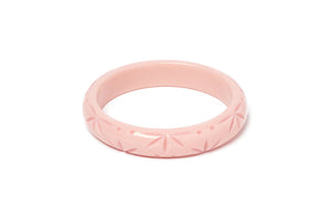 Midi Shell Heavy Carve Fakelite Bangle