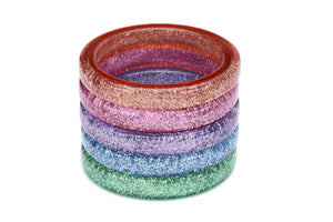 Splendette Glitter Bangle - Lilac