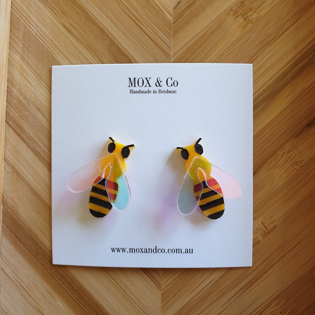 Bee Statement Stud Earrings