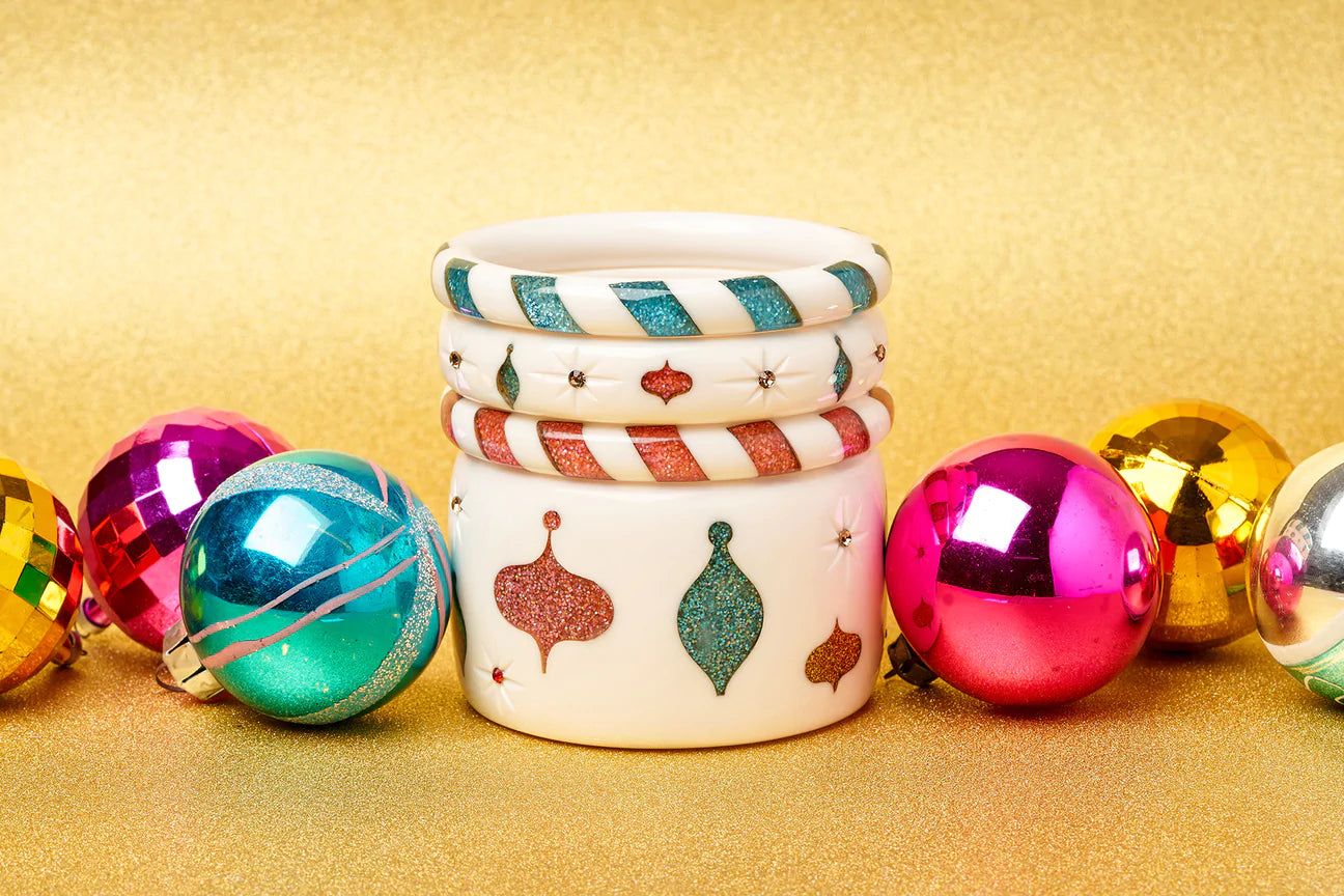 Christmas Extra Wide Candy Bangle
