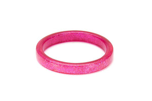 Splendette Glitter Bangle - Fuchsia Pink