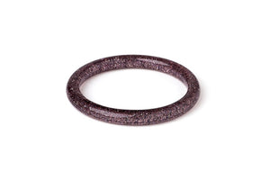 New Splendette Glitter Bangle - Gunmetal