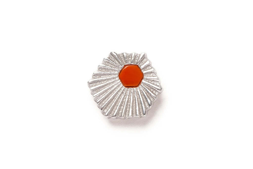 Rust Brooch
