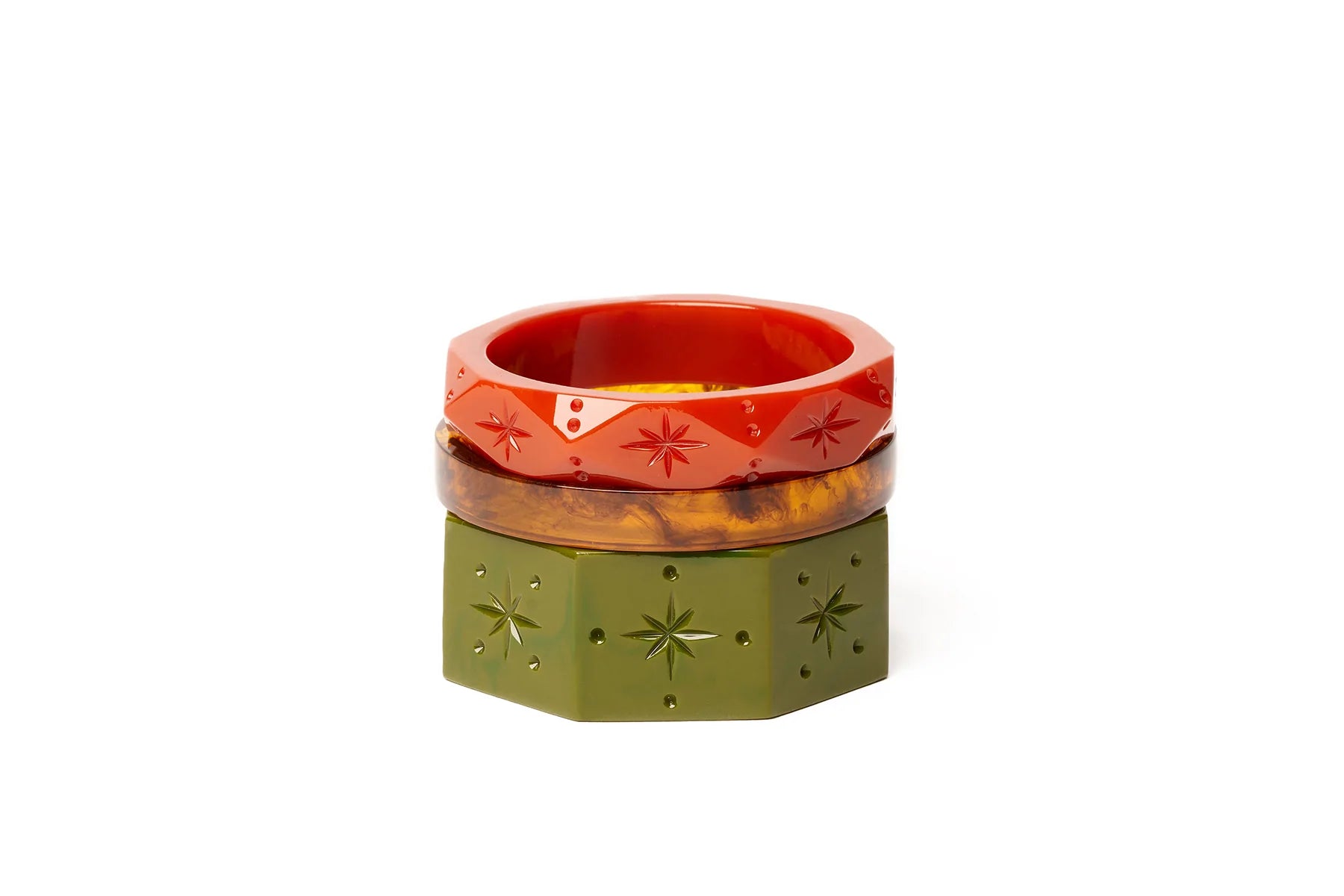 Rust Brooch
