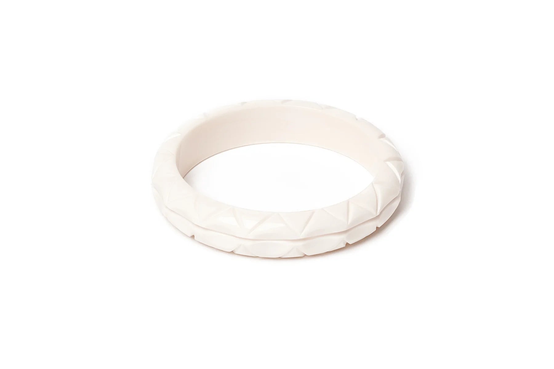 Midi Salty Heavy Carve Fakelite Bangle