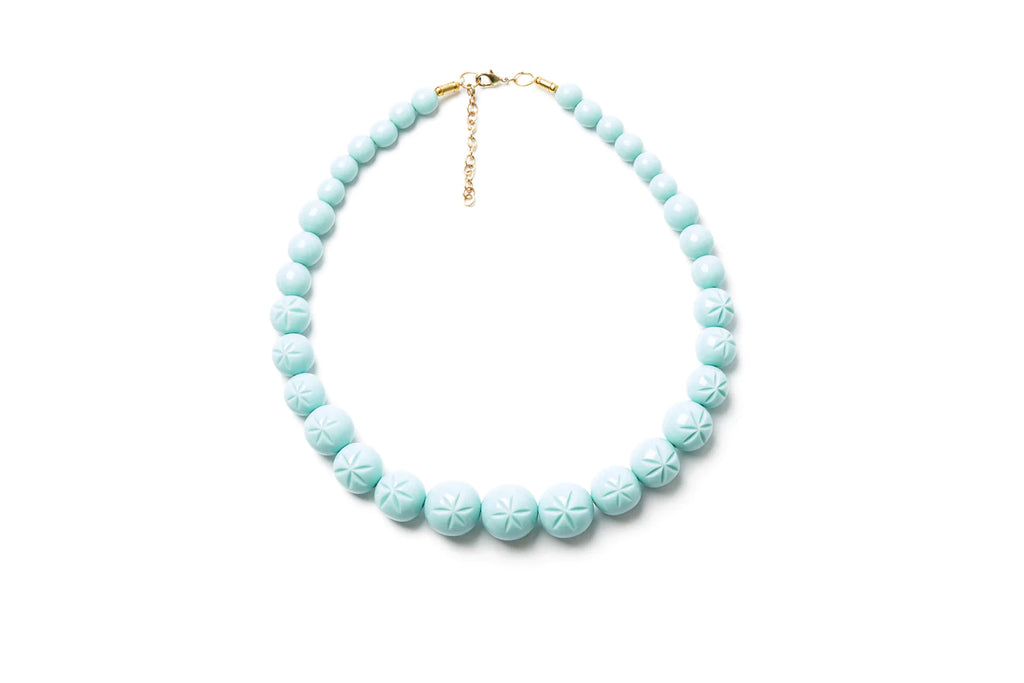 Surf Heavy Carve Fakelite Bead Necklace