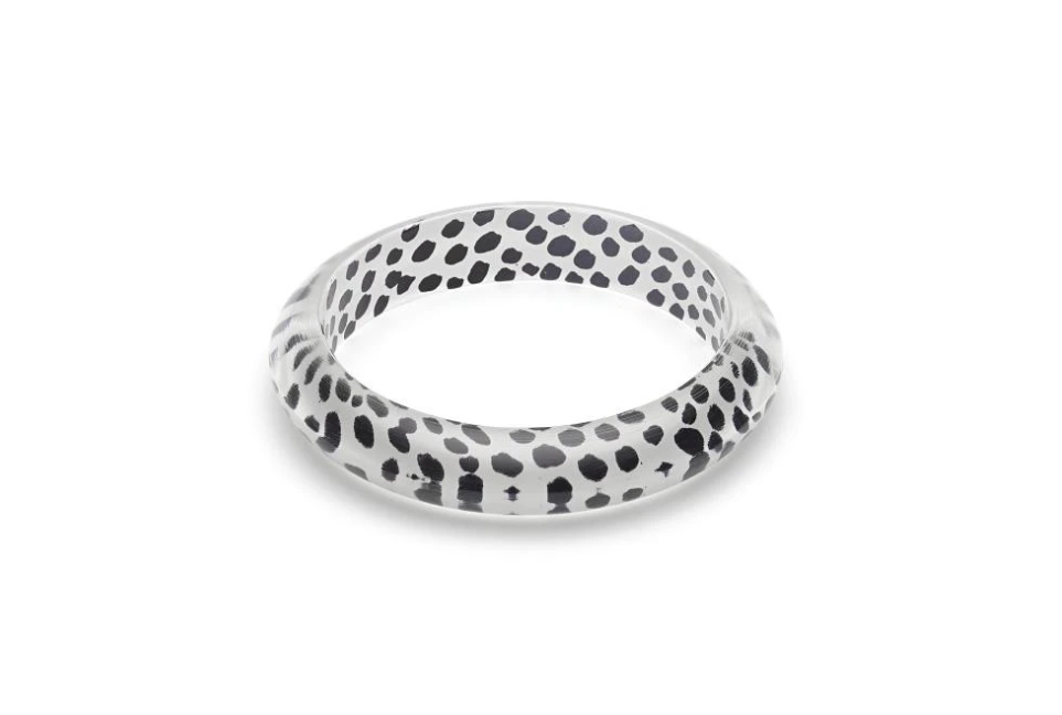White Leopard Bangle